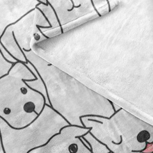 Load image into Gallery viewer, Doggie Friends Fleece Blanket