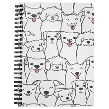 Load image into Gallery viewer, Doggie Friends Spiral Notebook
