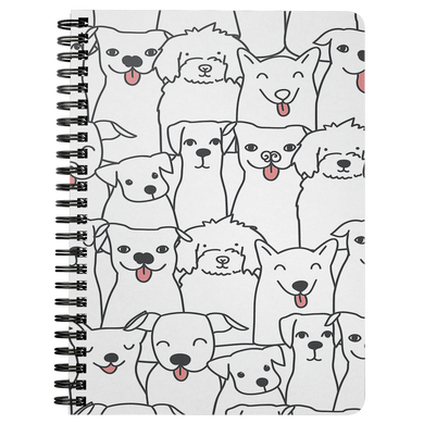 Doggie Friends Spiral Notebook