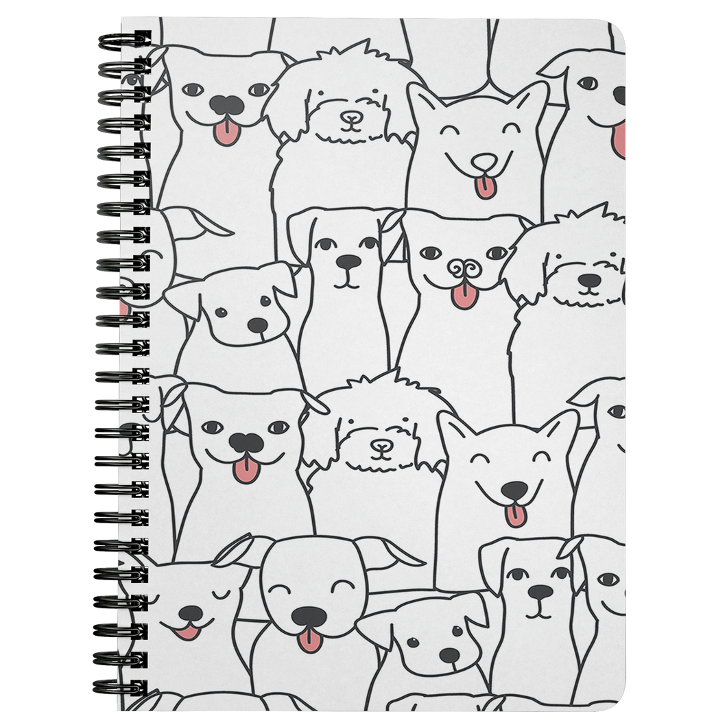 Doggie Friends Spiral Notebook