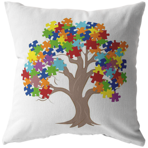 Autism Tree Pillow