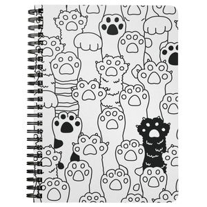 Kitty Paws Spiral Notebook