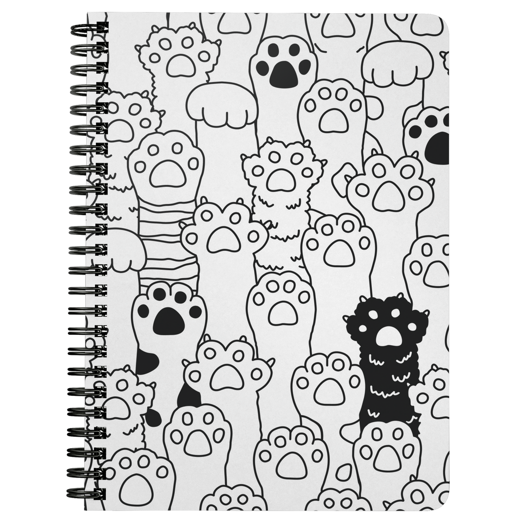 Kitty Paws Spiral Notebook