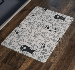 Kitty Paws Welcome Mat