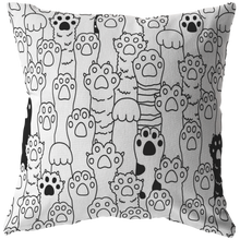 Load image into Gallery viewer, Kitty Paws Pillow