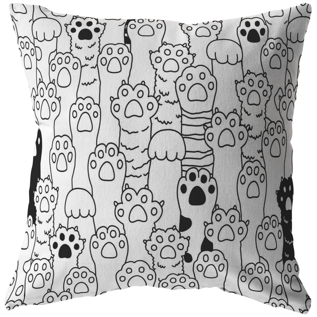 Kitty Paws Pillow