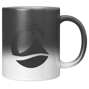 Andrew's logo on magic mug