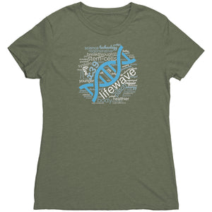 LW Team - Womens Triblend (front DNA logo only)