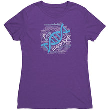 Load image into Gallery viewer, LW Team - Womens Triblend (front DNA logo only)