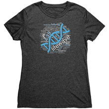 Load image into Gallery viewer, LW Team - Womens Triblend (front DNA logo only)