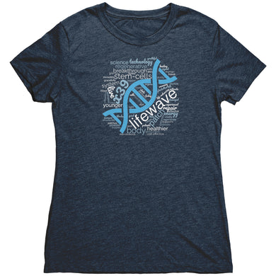 LW Team - Womens Triblend (front DNA logo only)
