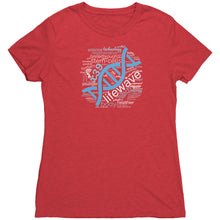 Load image into Gallery viewer, LW Team - Womens Triblend (front DNA logo only)