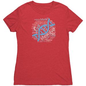 LW Team - Womens Triblend (front DNA logo only)