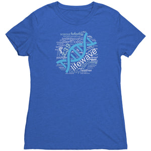 LW Team - Womens Triblend (front DNA logo only)