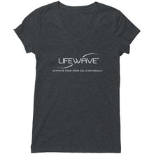 Load image into Gallery viewer, LW Team - woman&#39;s V-neck (Bella) front logo only