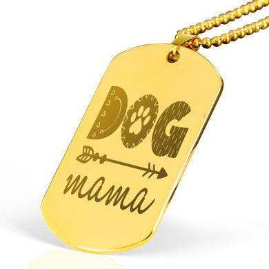 Exclusive Gold Mama Gold Plated Dog Tag
