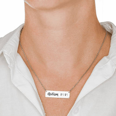 Exclusive Autism Mom Etched Necklace - Just Pay Shipping!