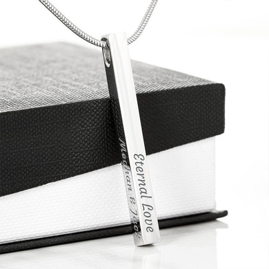 Elegant 3-D Prism Necklace