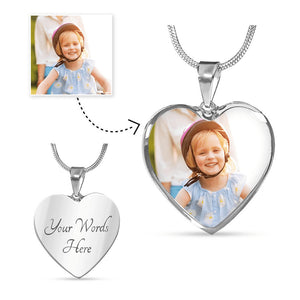 Personalized  Heart Necklace