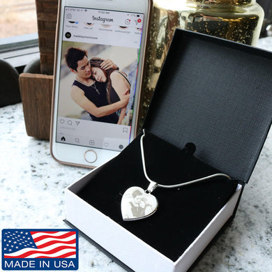Photo Etched Luxury Necklace