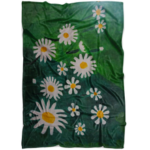 Load image into Gallery viewer, Daisies Fleece Blanket