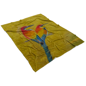 Beautiful Bird Fleece Blanket