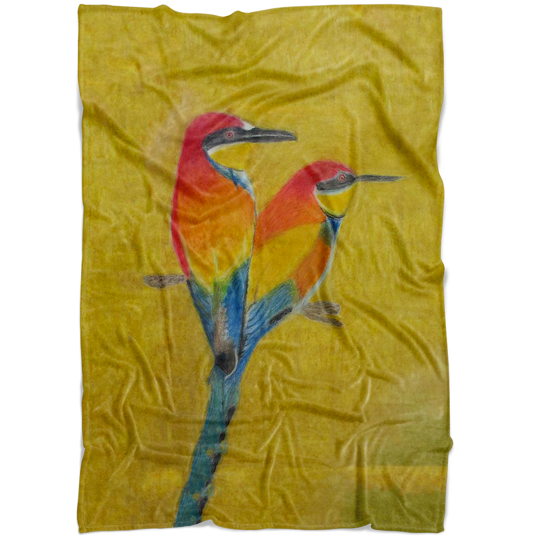 Beautiful Bird Fleece Blanket
