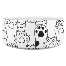 Load image into Gallery viewer, Kitty Paws Dinner Bowl