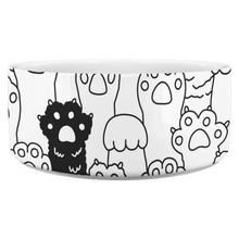 Load image into Gallery viewer, Kitty Paws Dinner Bowl