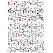 Load image into Gallery viewer, Doggie Friends Fleece Blanket