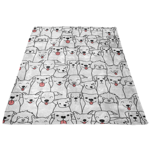 Doggie Friends Fleece Blanket