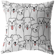 Load image into Gallery viewer, Doggie Friends Pillow