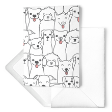 Load image into Gallery viewer, Doggie Friends Folding Card Set