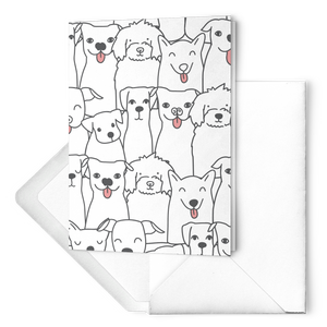 Doggie Friends Folding Card Set