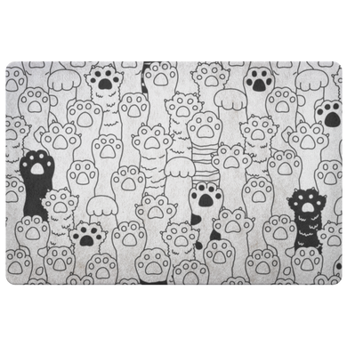 Kitty Paws Welcome Mat
