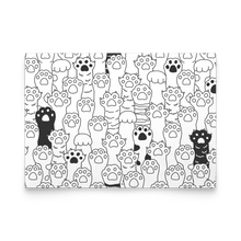Load image into Gallery viewer, Kitty Paws Greeting Card Set (Flat)