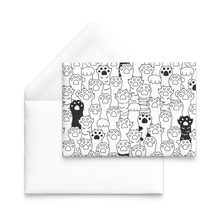 Load image into Gallery viewer, Kitty Paws Greeting Card Set (Flat)