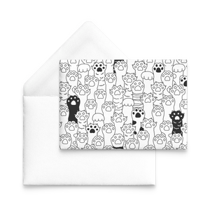 Kitty Paws Greeting Card Set (Flat)