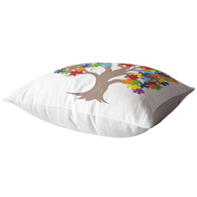Load image into Gallery viewer, Autism Tree Pillow