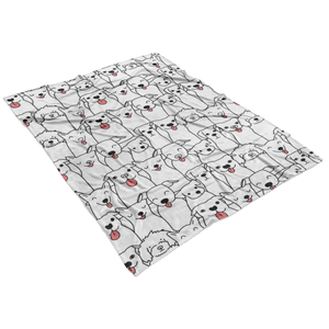 Doggie Friends Fleece Blanket