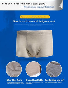 EMF shielding Men's Close-fitting Underwear