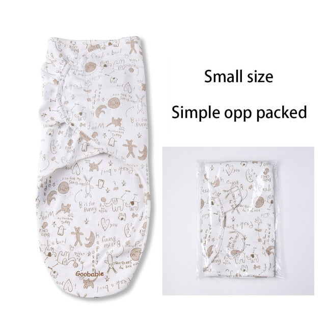 Newborn Baby Swaddle Wrap Blanket - 100% Cotton
