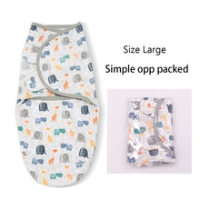 Load image into Gallery viewer, Newborn Baby Swaddle Wrap Blanket - 100% Cotton