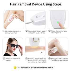 Laser Hair Removal System with 500000 Shot Light Pulses