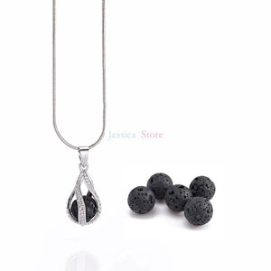 8mm Lava Stone Diffuser  Necklace & Bracelets