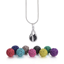 Load image into Gallery viewer, 8mm Lava Stone Diffuser  Necklace &amp; Bracelets