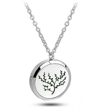 Load image into Gallery viewer, Aromatherapy Necklace Essential Oil Diffuser Pendant with Free Felt Pads and Chain