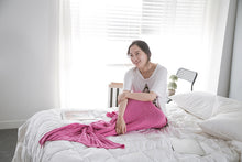 Load image into Gallery viewer, Soft Knitted Mermaid Handmade Tail Crochet Blanket