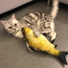 Load image into Gallery viewer, Cute Fish Shape Chewing Toy  Stuffed with Catnip