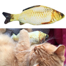 Load image into Gallery viewer, Cute Fish Shape Chewing Toy  Stuffed with Catnip